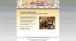 Desktop Screenshot of music-center.de