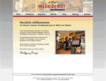 Tablet Screenshot of music-center.de