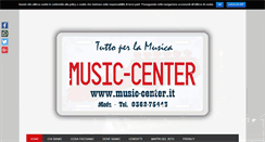 Desktop Screenshot of music-center.it